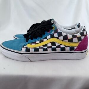 Vans Blue and Yellow Sneakers Iconic Style